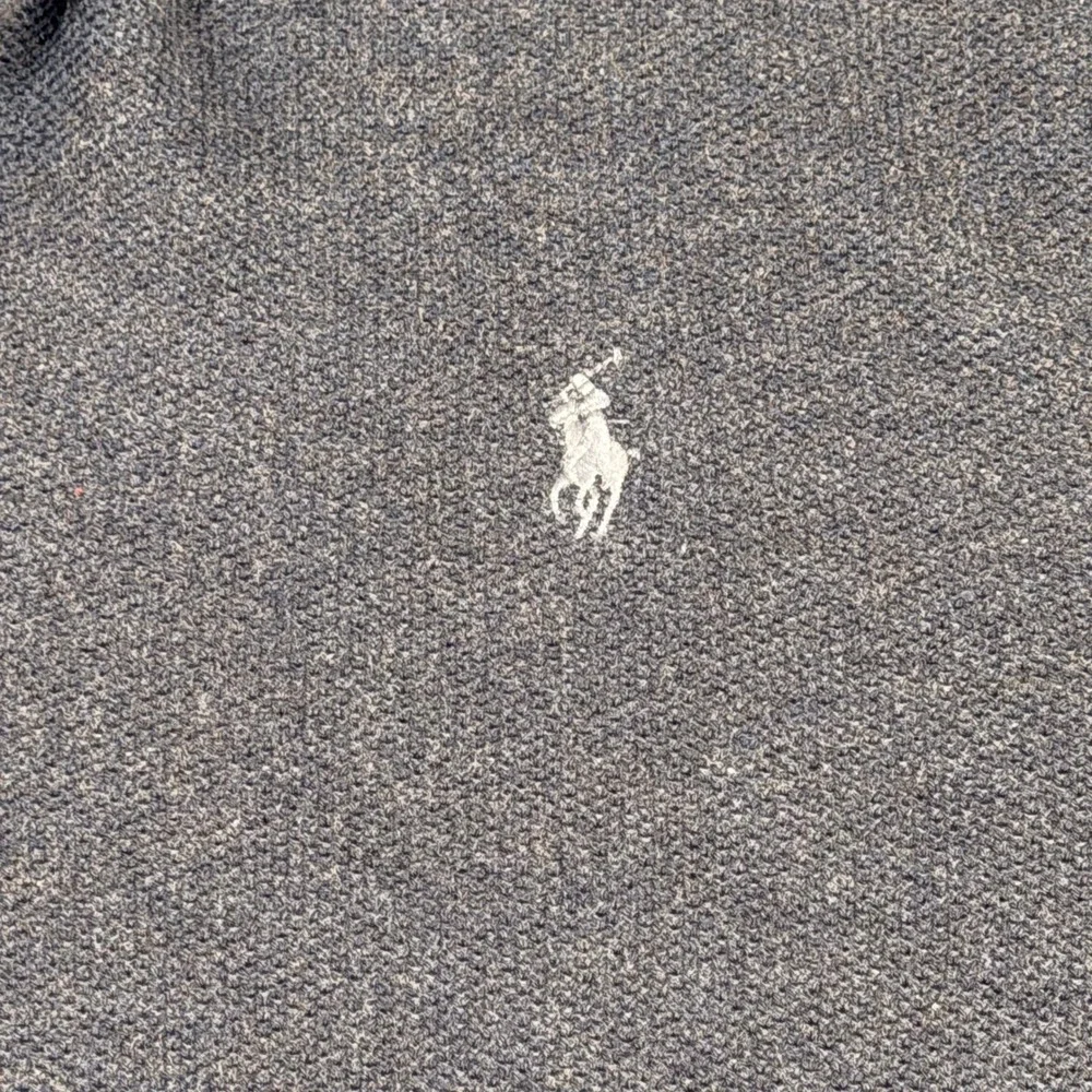 Polo Ralph Lauren Mens XL Blue Pima Cotton Quarter Zip Pullover Sweater‎ #2306